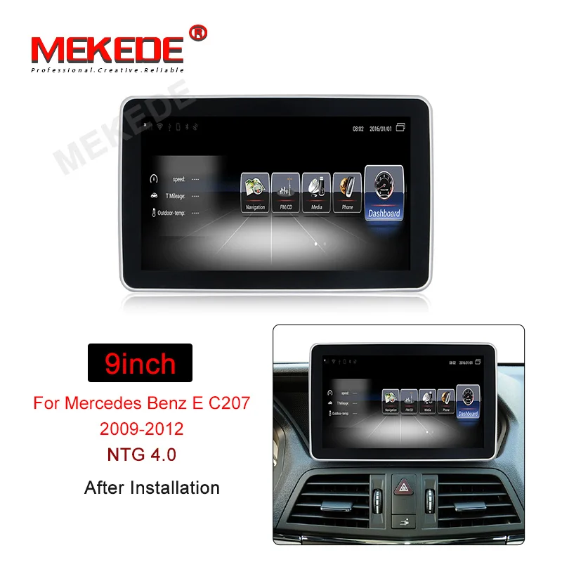 

MEKEDE Android 7.1 4G LTE car multimedia player Car DVD for Benz E class Coupe W207 C207 A207 2009-2016 GPS radio 3G RAM 32G ROM