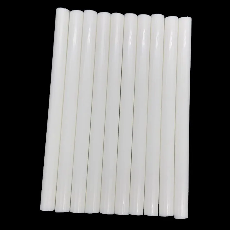 White Colored Full Size Hot Glue Sticks