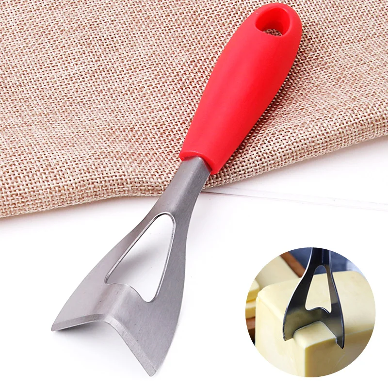 Kitchen Utensils Stainless Steel Cheese Slicer Cheese Butter Corner Cutter Ease Use Butter Knife Cheese Cutting Cooking Tools (2)
