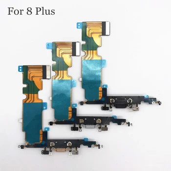 

New 10PCS Charging Port Flex Cable for iPhone 8 8G 8P USB Charging Dock Connector Cable Headphone Audio Jack Repair Parts