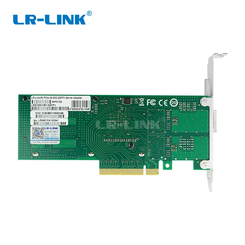 LR LINK 9901BF QSFP 40Gb Ethernet Lan Network Card PCI Express Fiber Optical Server Adapter NIC 4