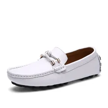 

Mr Smile Brand Men Leisure Genuine Leather Shoes Loafers Tenis Casual Mens Flat Slip On Walking British Shoes Breathable