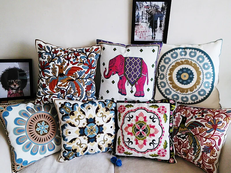 bohemian cushion covers