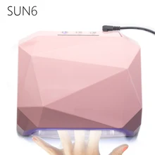 SUN6 Автоматический Датчик Светодиодный УФ-лампа для ногтей Сушилка для ногтей в форме бриллианта 36 Вт свет 365nm+ 405nm УФ гелевое покрытие для ногтей инструменты для искусства