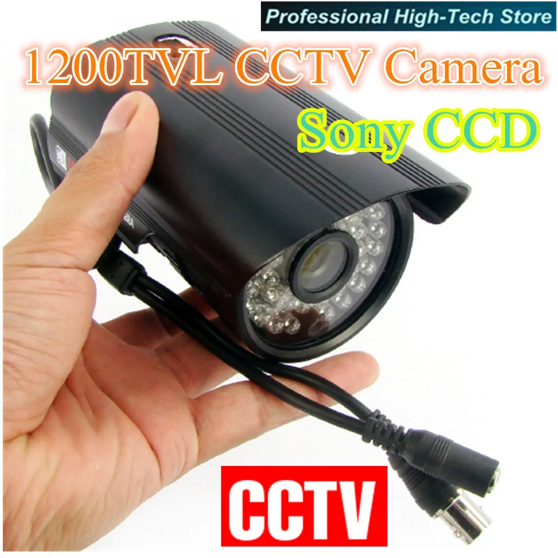 

Best price 1200TVL Waterproof Security camera HD Outdoor CCTV Camera IR Sony CCD 36 IR LEDs
