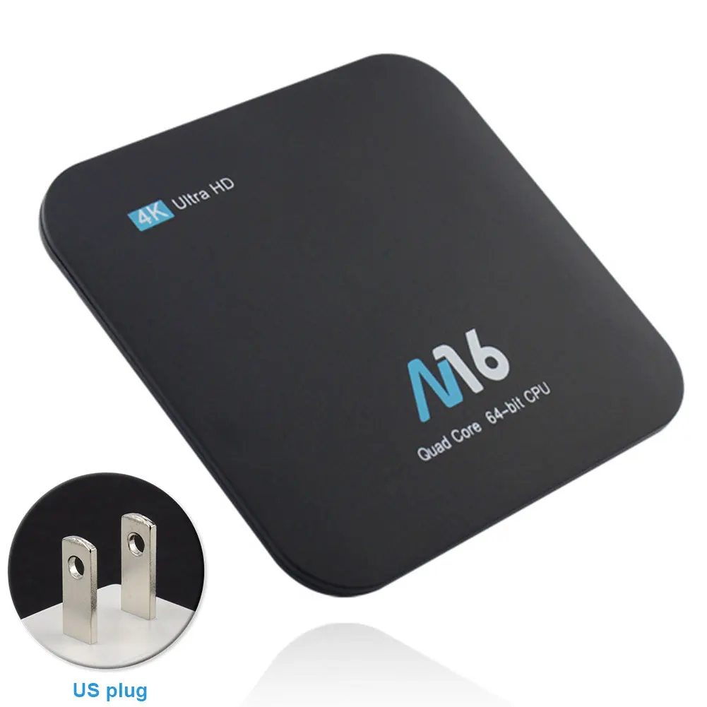 

2+16G WIFI 4K Receiver HD Bluetooth Set Top Indoor Android 7.1 TV Box Smart Quad Core Media Player Multi-language Amlogic