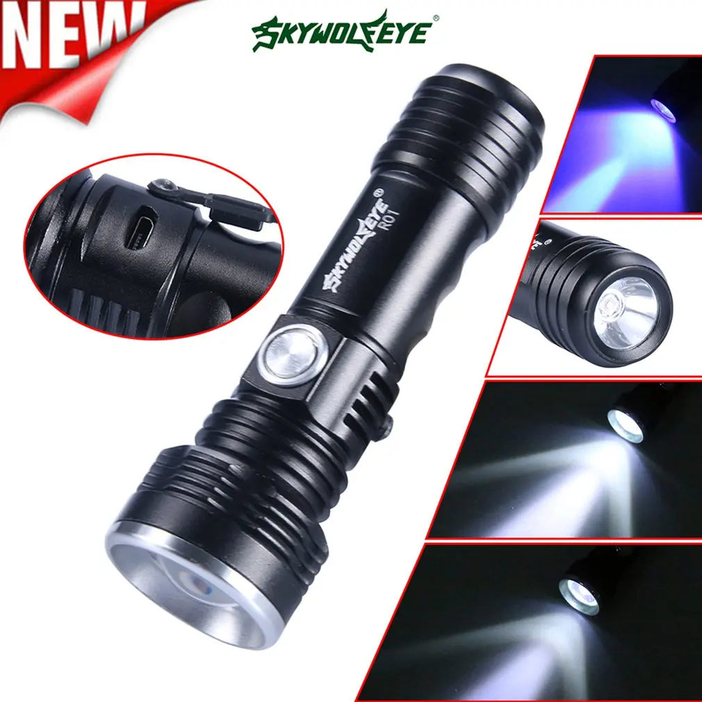 

Super Bright Led zoom flashlight violet light counterfeit flashlight UV Ultra Violet Flashlight Torch Light