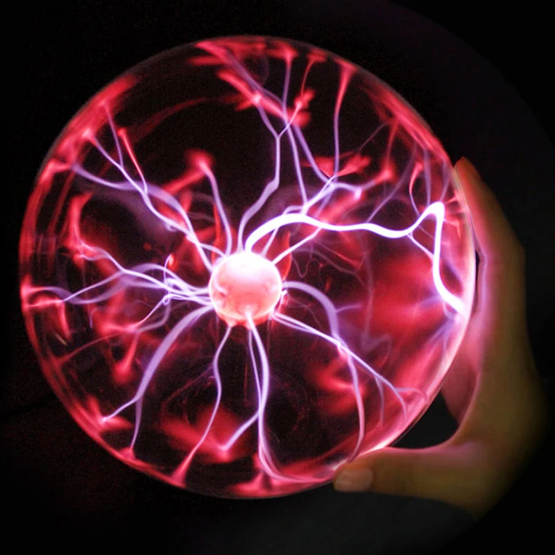 Night Lights Plasma Ball Lamp Produtos inovadores Static Light Sound Sensitive Glass Sphere For Kids Novelty Light Night Lights