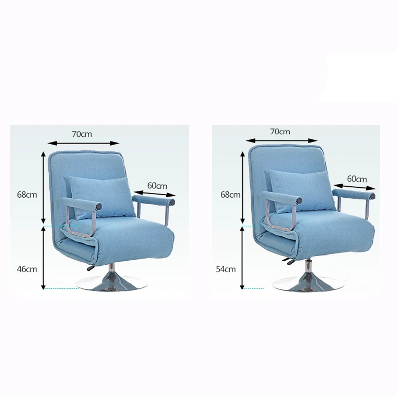 Многофункциональное офисное кресло, складное кресло для гостиной, простое складное мягкое кресло для дивана и кровати