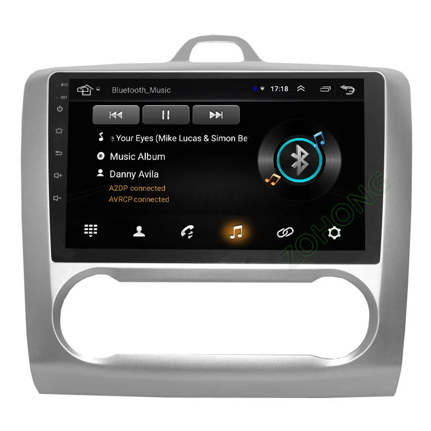 Discount 2.5D Android 9.0 car dvd Multimedia player GPS for for Ford Focus 2 2004 2005 2006 2007 2008 2009 2010 2011 navigation Radio BT 2