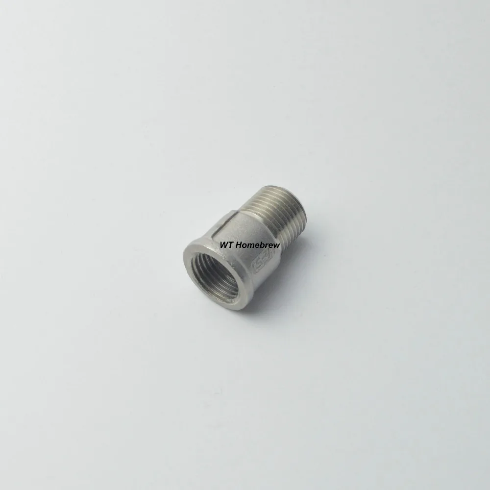 Stainless Steel 304 Adapter Connector 1 2 FPT X 1 2 MPT Beer Brew Pipe stainless-steel-304-adapter-connector-1-2-fpt-x-1-2-mpt-beer-brew-pipe