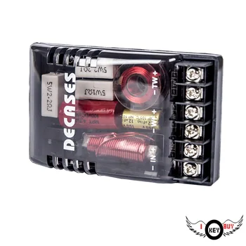 

I Key Buy Car Audio Crossover Can Be Tuned Speaker Sound Quality Effects Enhancer Cars High Tweeter In The Bass Two-Way