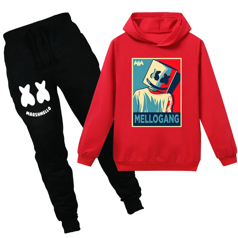Marshmello DJ Music/Детская толстовка с героями мультфильмов детская футболка спортивные