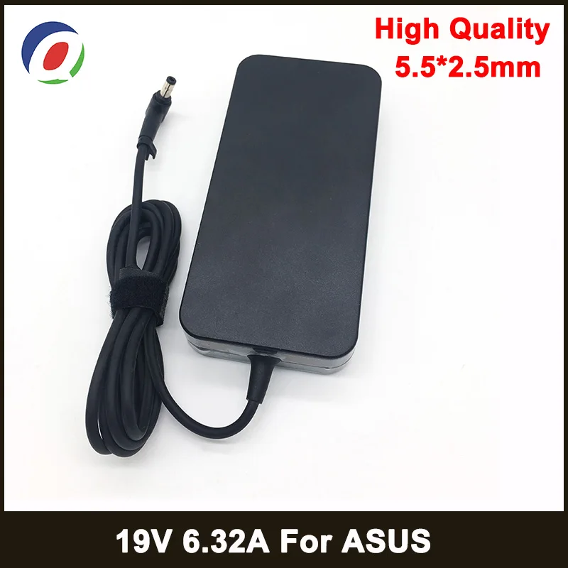 19 в 6.32A 5 5*2 мм 120 Вт адаптер для ноутбука Notbook источник питания toshiba ACER Asus N550 K53 N750 N500