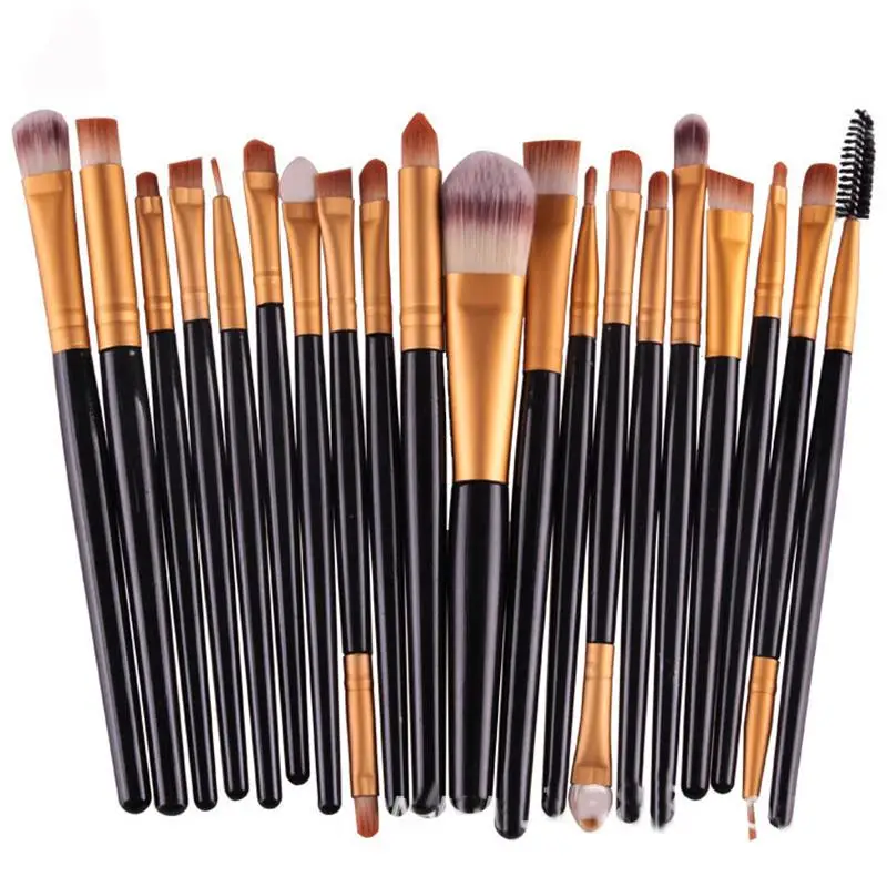 

20Pcs Makeup Brushes Set Face Lip Eyes Make up Brush Eyeliner Eyelash Eyeshadow Blusher Powder Foundation Brushes Cosmetic Tool