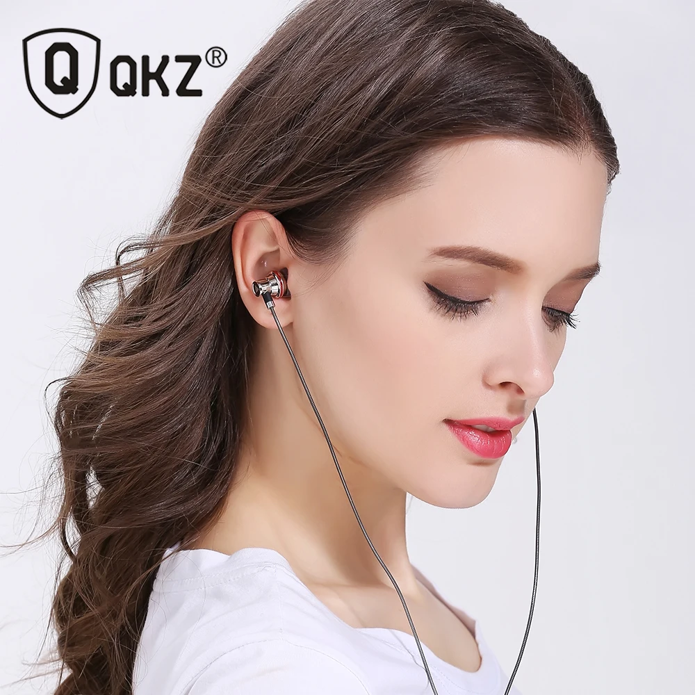 Оригинальные наушники QKZ KD3 UFO вкладыши с микрофоном Hi Fi басами гарнитура для iPhone