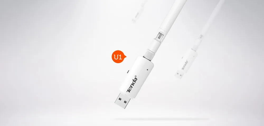 Tenda U1 usb wi fi сетевая карта 300 Мбит/с Utral-Fast mini 2,4 ГГц wifi антенна 802.11b/g/n беспроводной USB адаптер