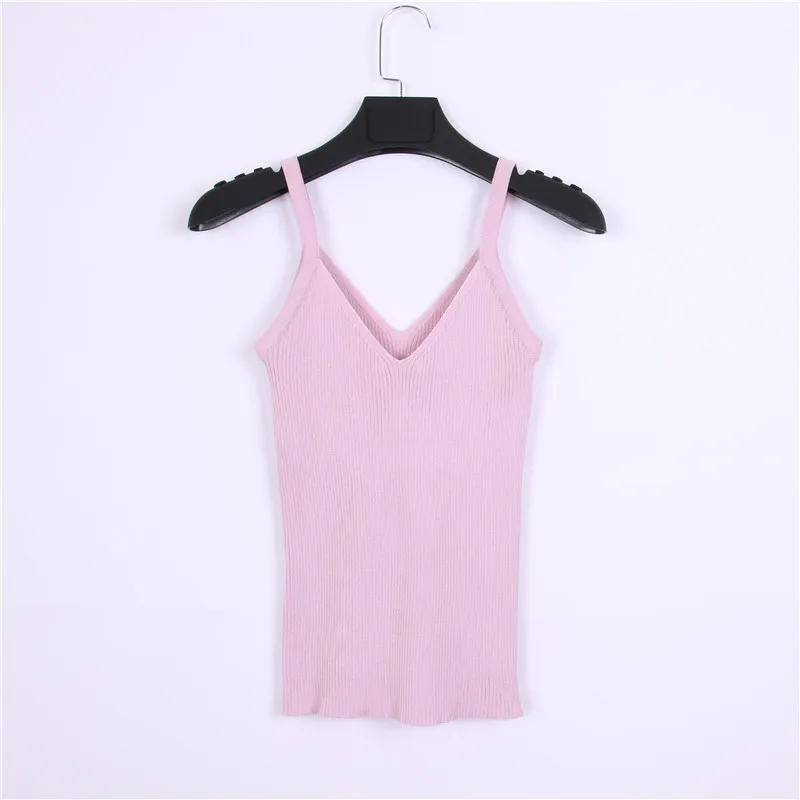 

Women Camis Knitted Sexy Off Shoulder Tank Tops Elegant Bodycon Camis Fashion V-neck Vest Club Tank Tops Sleeveless Tops