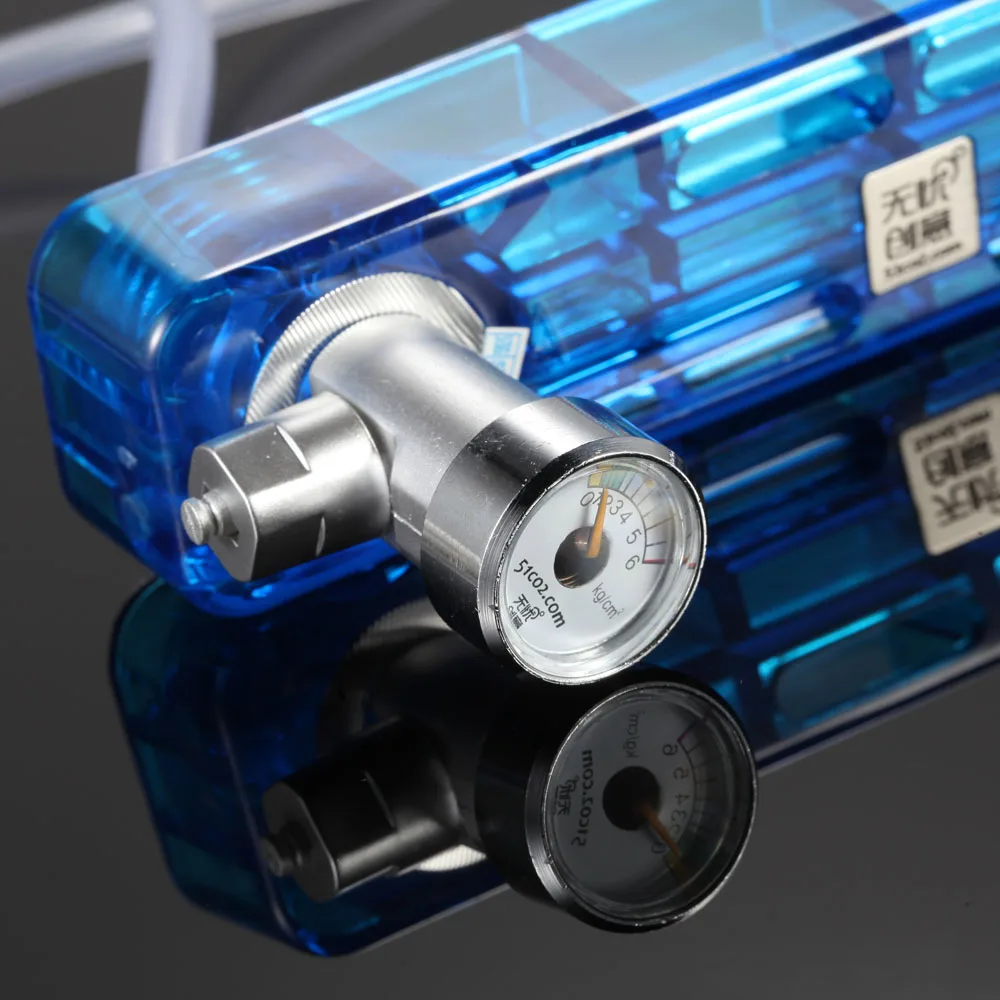 DIY CO2 генератор безопасный обратный клапан манометр диффузор Набор насадок