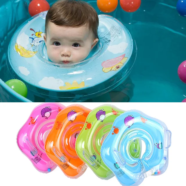 Swimming Neck Donut Pool Floats PVC For Baby Swim Life Buoy Cycle Swim