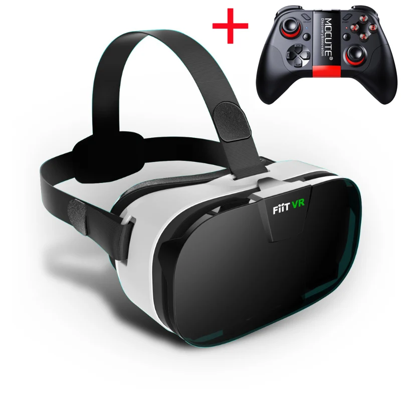 Новинка! Fiit 2N Виртуальная реальность смартфон VR 3D очки Google картонная видеоигра модель VR гарнитура коробка для 4-6.5 'смартфон