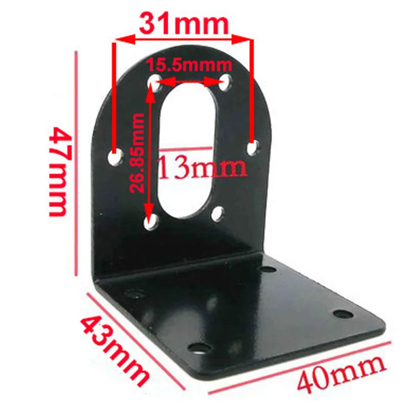 Электрический двигатель постоянного тока металлический Монтажный кронштейн фиксированный кронштейн используется для постоянного тока мотор-редуктор 37 мм Диаметр коробки передач модель игрушки автомобильные аксессуары