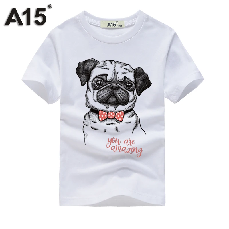 A15 футболка 3D принт Большие футболки для девочек для Для детей футболка Летняя одежда для маленьких девочек Размеры на возраст 6, 8, 10, 12 лет 14 лет