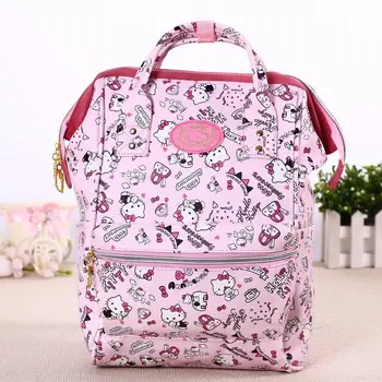 

Cartoon Genuine Hello Kitty My Melody Backpack women Schoolbag girls Hello Kitty Primary Middle school Bags for children kids