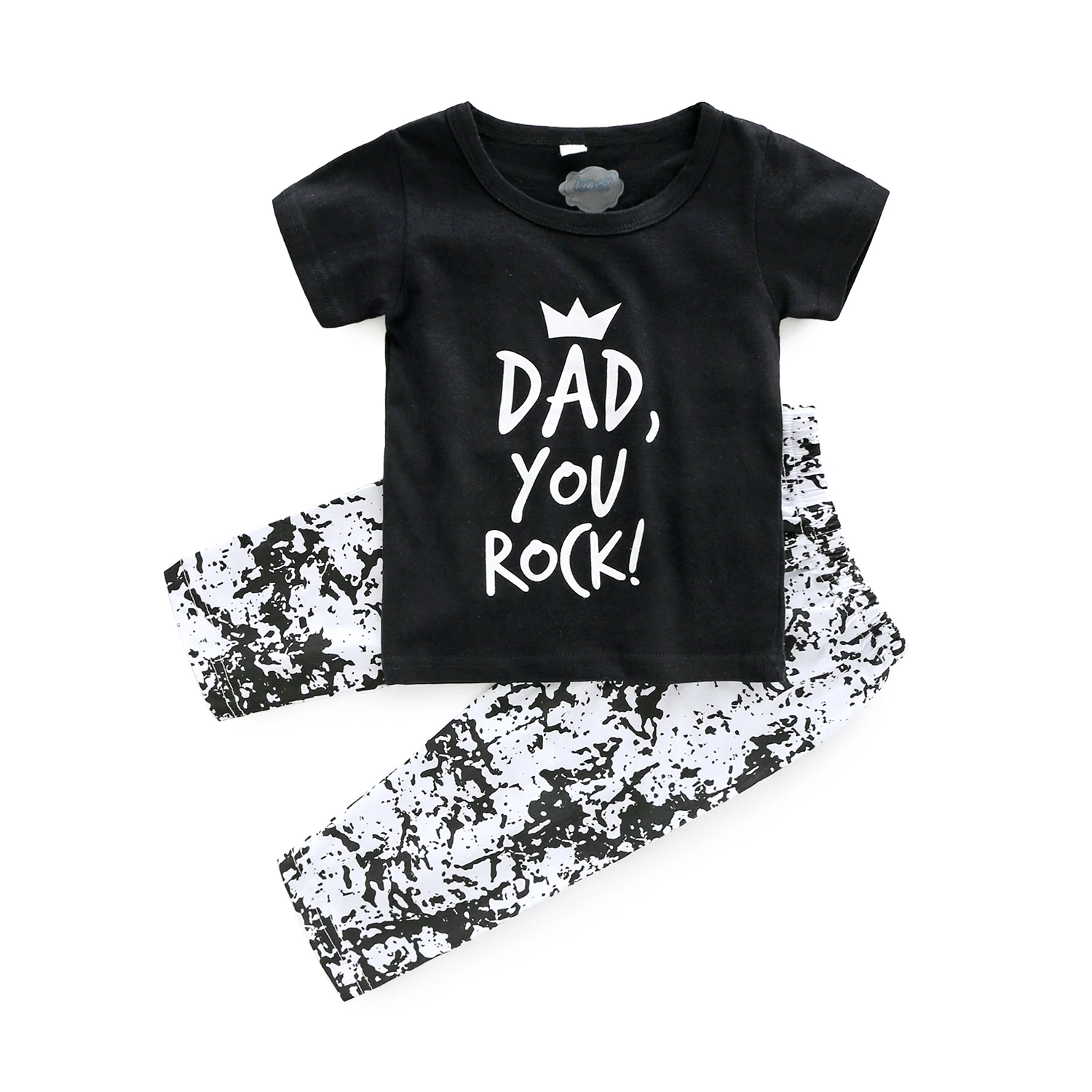 Kids clothes letter printed baby clothes DAD printed baby boy clothes