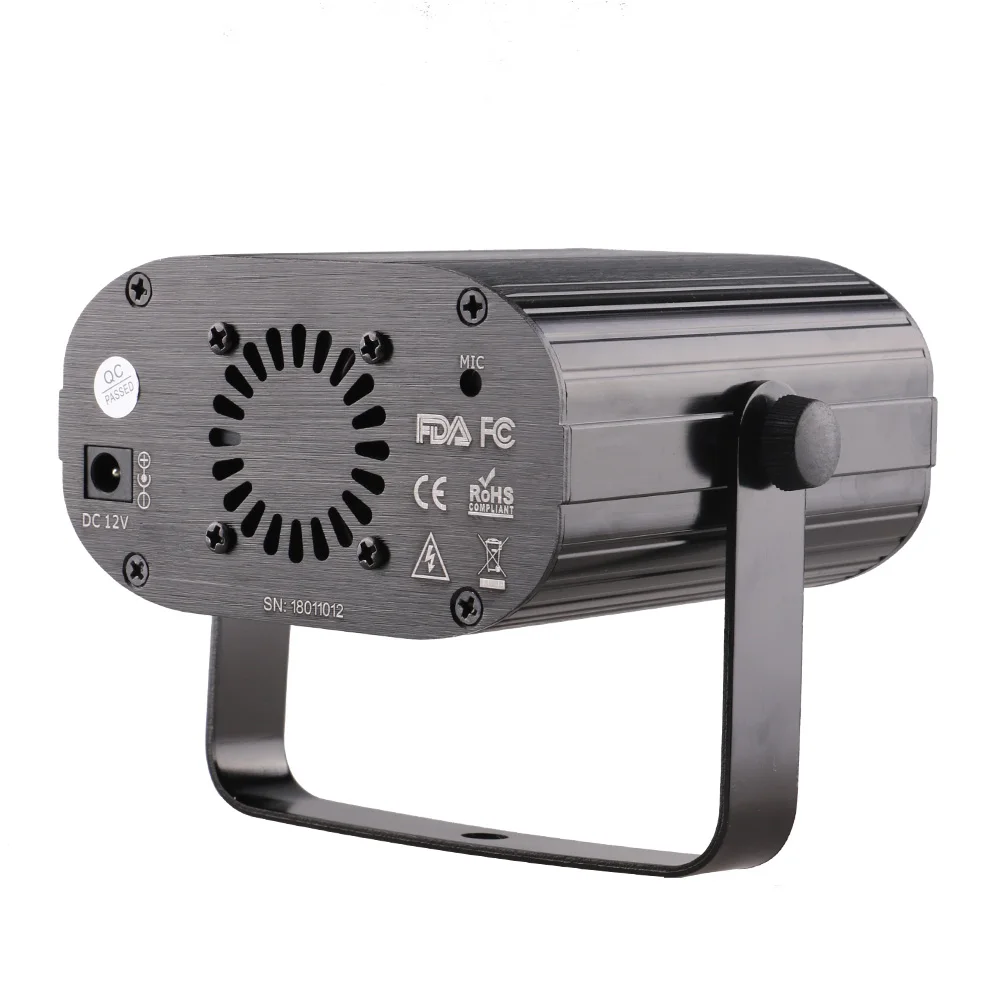 الغريبة 96 أنماط المزدوج الأحمر الأخضر جهاز عرض ليزر الأزرق LED المرحلة الإضاءة تأثير DJ ديسكو نادي حزب مصابيح الزفاف مع البعيد
