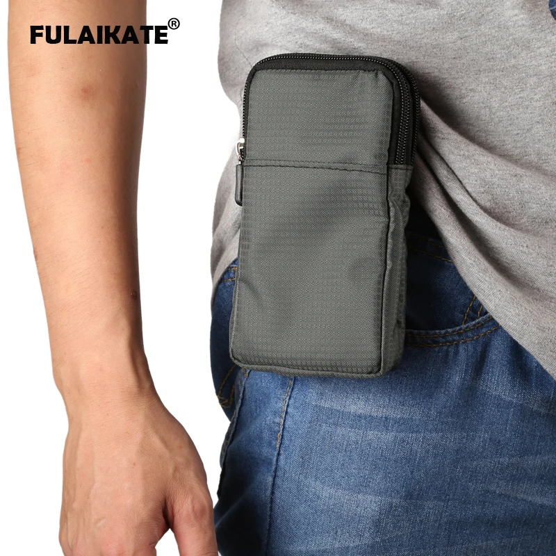 

FULAIKATE 6.5 inch SPORTS Waist Bag for Huawei Mate20X Universal Pouch for iphoneXs Max XR Shoulder Holster for Xiaomi Max2