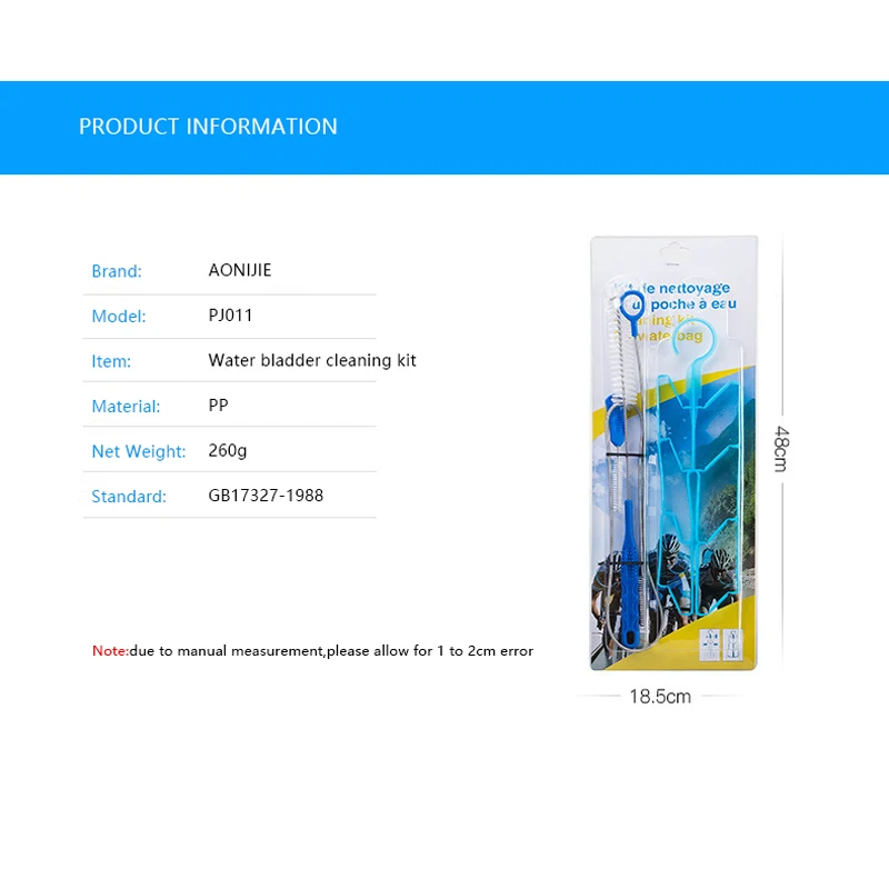 Tanie AONIJIE PJ011 nawadniająca torebka na wodę zestaw czyszczący do zbiornika wody SD12 SD16
