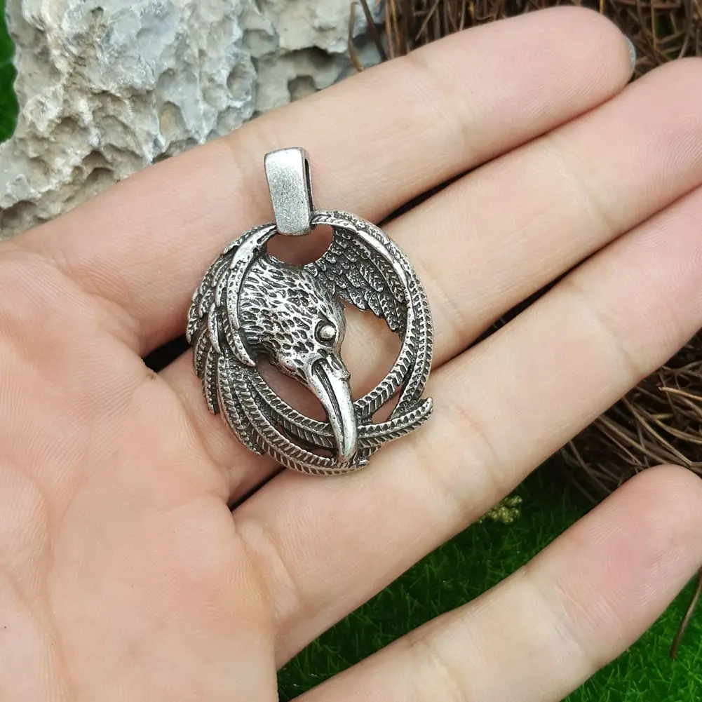 Youe shone в стиле норвежских викингов Odin's Ravens кулон ожерелье Huginn и Muninn ювелирные