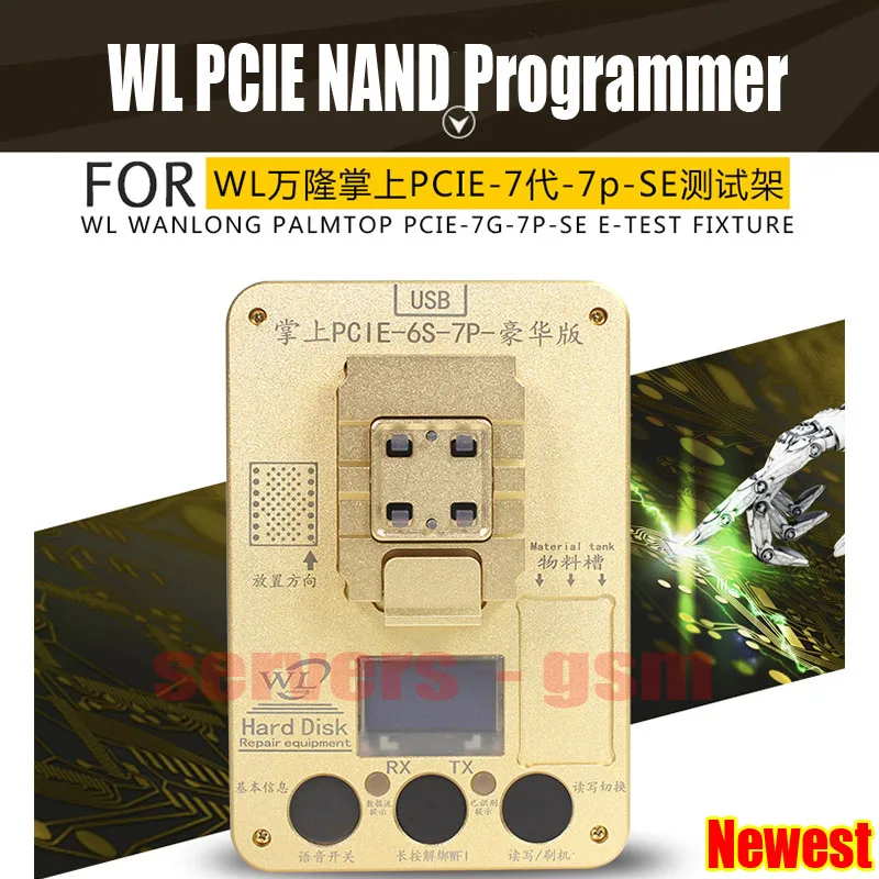 WL PCIE NAND Flash ic chip для iPhone SE 6s p 7 7P PRO инструмент ремонта и тестирования диска