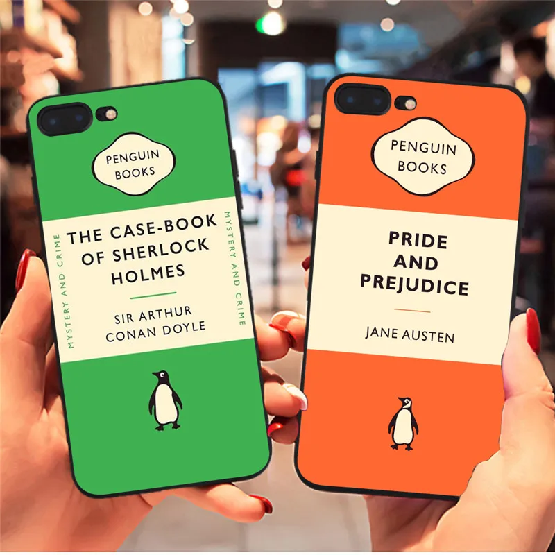 

Penguin Classics Pride and Prejudice phone case for iPhone X XR XS Max 8 7 6s Plus 5s for Samsung Galaxy s8 s9 plus s7 Edge