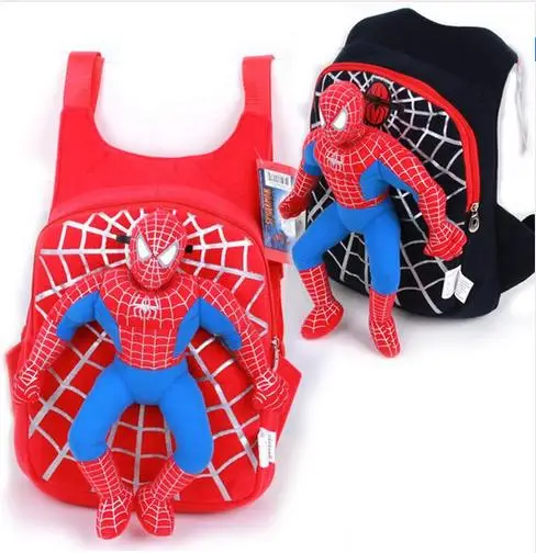 2017 New 3D Spiderman School Bag Boys font b Backpack b font font b Kids b