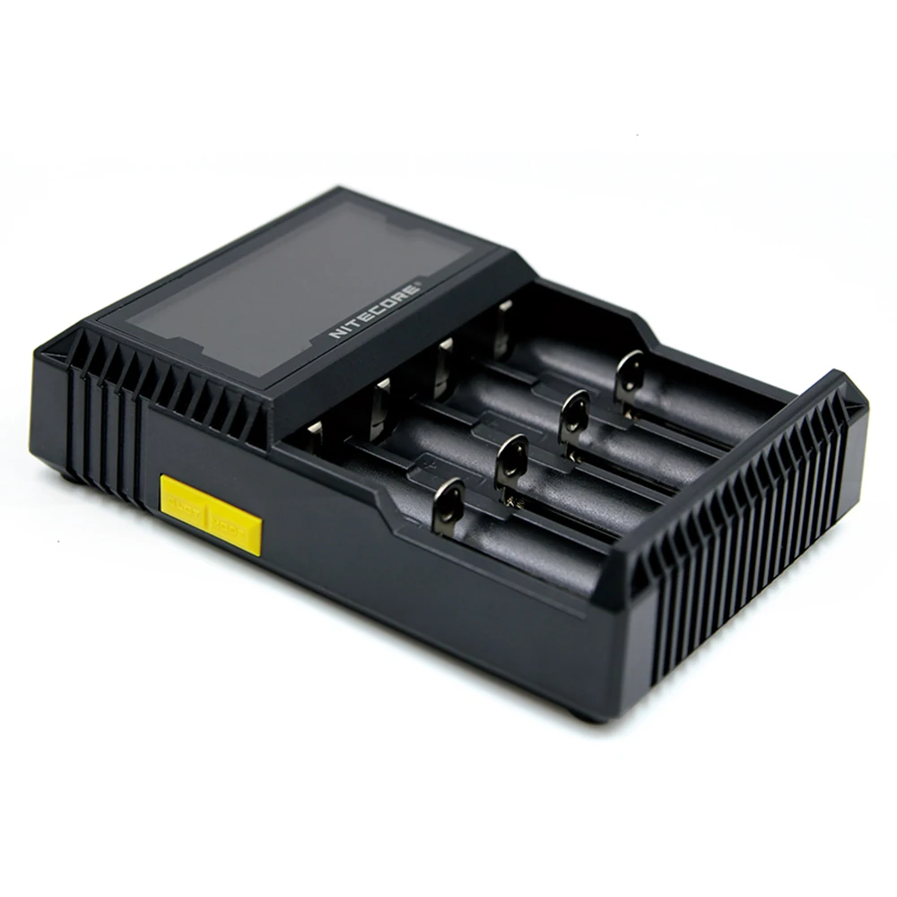 Популярное оригинальное зарядное устройство Nitecore D4 Digi, интеллектуальная ЖК-схема, глобальная страховка, литий-ионный аккумулятор 18650 14500 16340 26650, зарядное устройство
