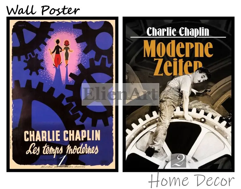 Modern Times Movie Home Decorative Painting White Kraft Paper Poster 42X30cm | Дом и сад