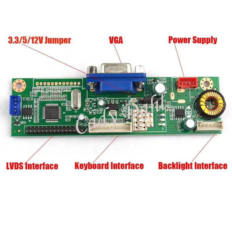 VGA LVDS 30 контактов монитор драйвер плата контроллера Модуль DIY комплект для Raspberry PI 3 "-24" 1920x1080 ЖК-дисплей матричная панель
