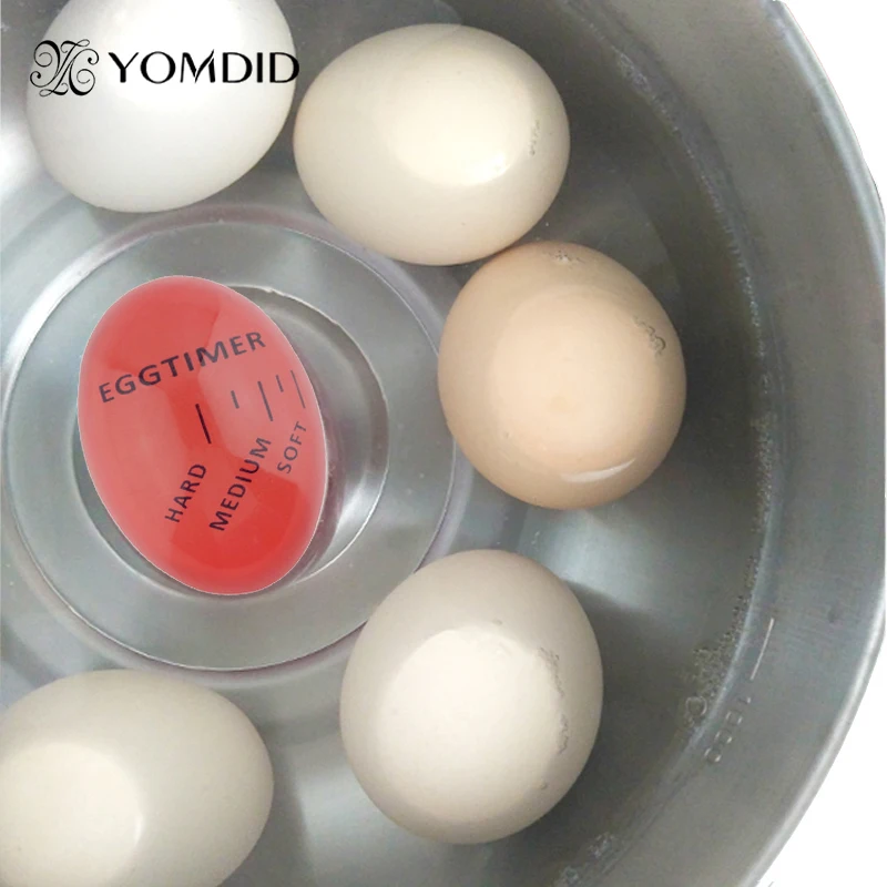 Креативный кухонный инструмент, таймер для яиц, милый оранжевый дизайн, температурный цветной таймер для приготовления яиц, кухонные инструменты, хороший инструмент для приготовления яиц