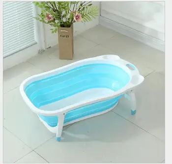 

Newborn Baby Folding Bath Tub Baby Swim Tubs Bath Body Washing Portable Folding Children Bebe Bathtub Bath Bucket Swimming Pool