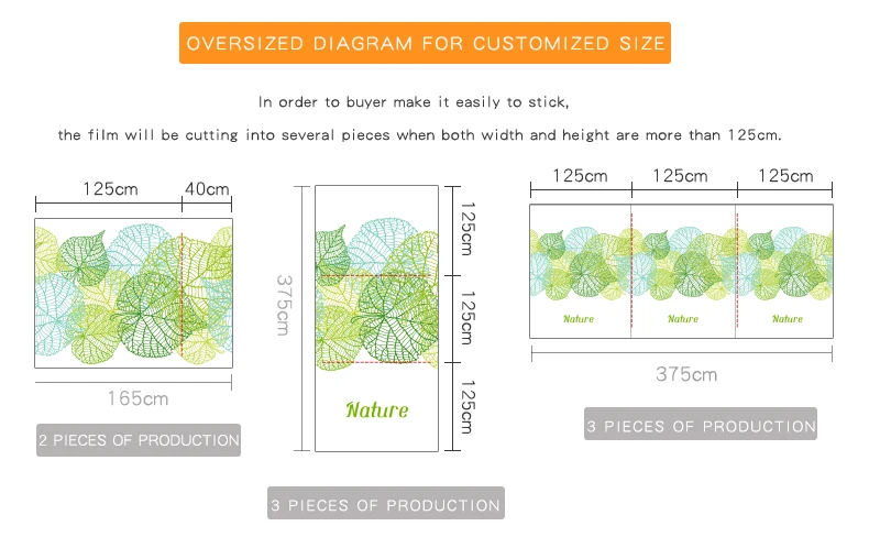 Дерево листья оконная пленка декоративная конфиденциальность цифровая печать на заказ статическая цепляющая матовая непрозрачная витражная наклейка BLT65