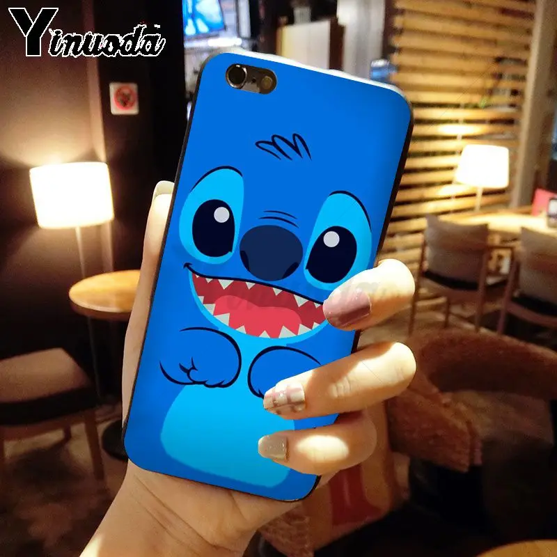 Yinuoda милый стежок Ohana чехол для телефона аксессуары iPhone 6S 6plus 7plus 8 8Plus X Xs MAX 5 5S