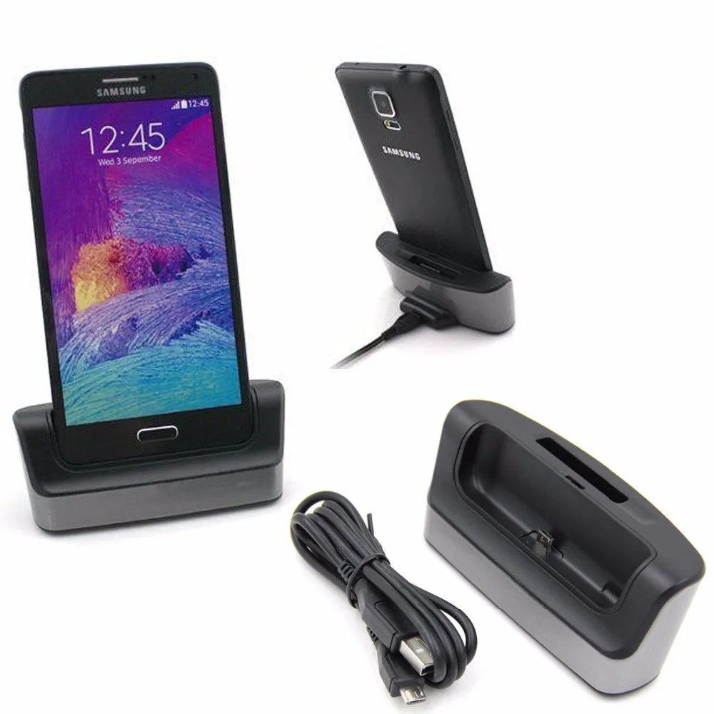 

Hot Dual Sync Battery Charger Dock Cradle Charge Charging Stand For Samsung Galaxy Note 4 N9100