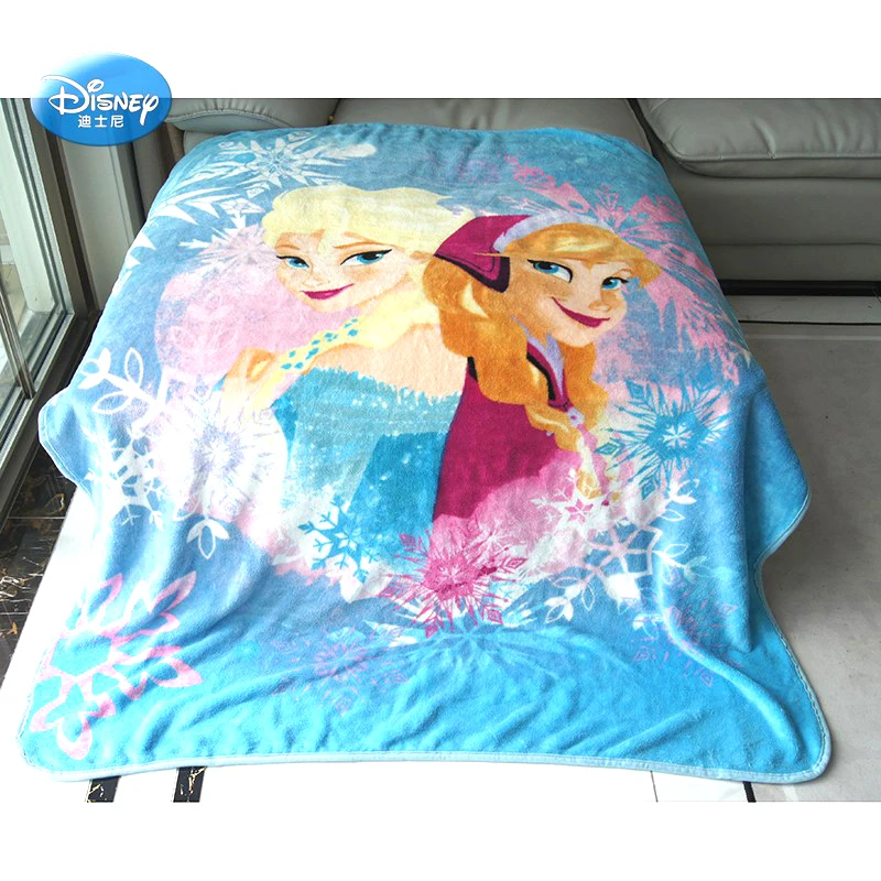 Disney Frozen 'Lights' Coral Panel Fleece Blanket Throw Brand New Gift 