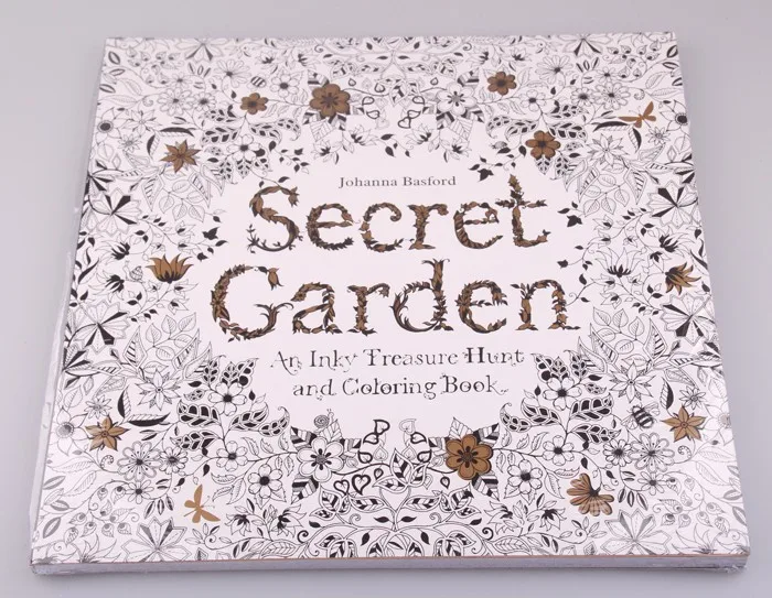 

96 Pages Secret Garden Coloring Books For Children Adults Relieve Stress Drawing Colouring Books For Kids