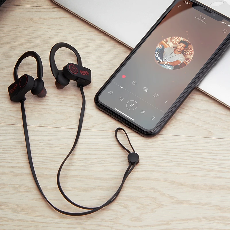 IONCT IPX7 водонепроницаемые 5 0 Bluetooth наушники с шумоподавлением HiFi стерео