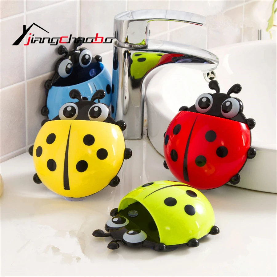 

2015 New Toothpaste Dispenser Bathroom Accessories Lovely Toothbrush Holder Toothpaste Powerful Suction Kit Combination F0637/K