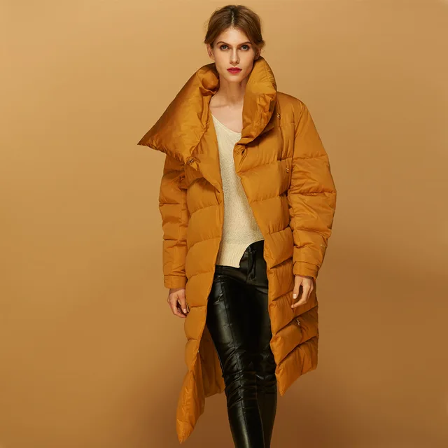 Cheap Long Solid Coat Single Breasted Button Pockets Winter Jacket Women Parkas Snow Warm Female Clothing 2016 New Arrival Plus Size