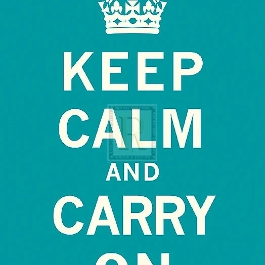 Keep Calm And Carry On I Poster Print by The Vintage Collection (16 x 24)